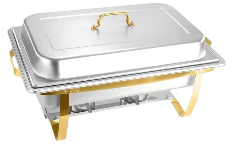 2 in 1 Compartment Banquet Chafing Dish 9.5L (Single + Double)